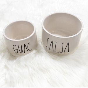 Rae Dunn Guac + Salsa bowls